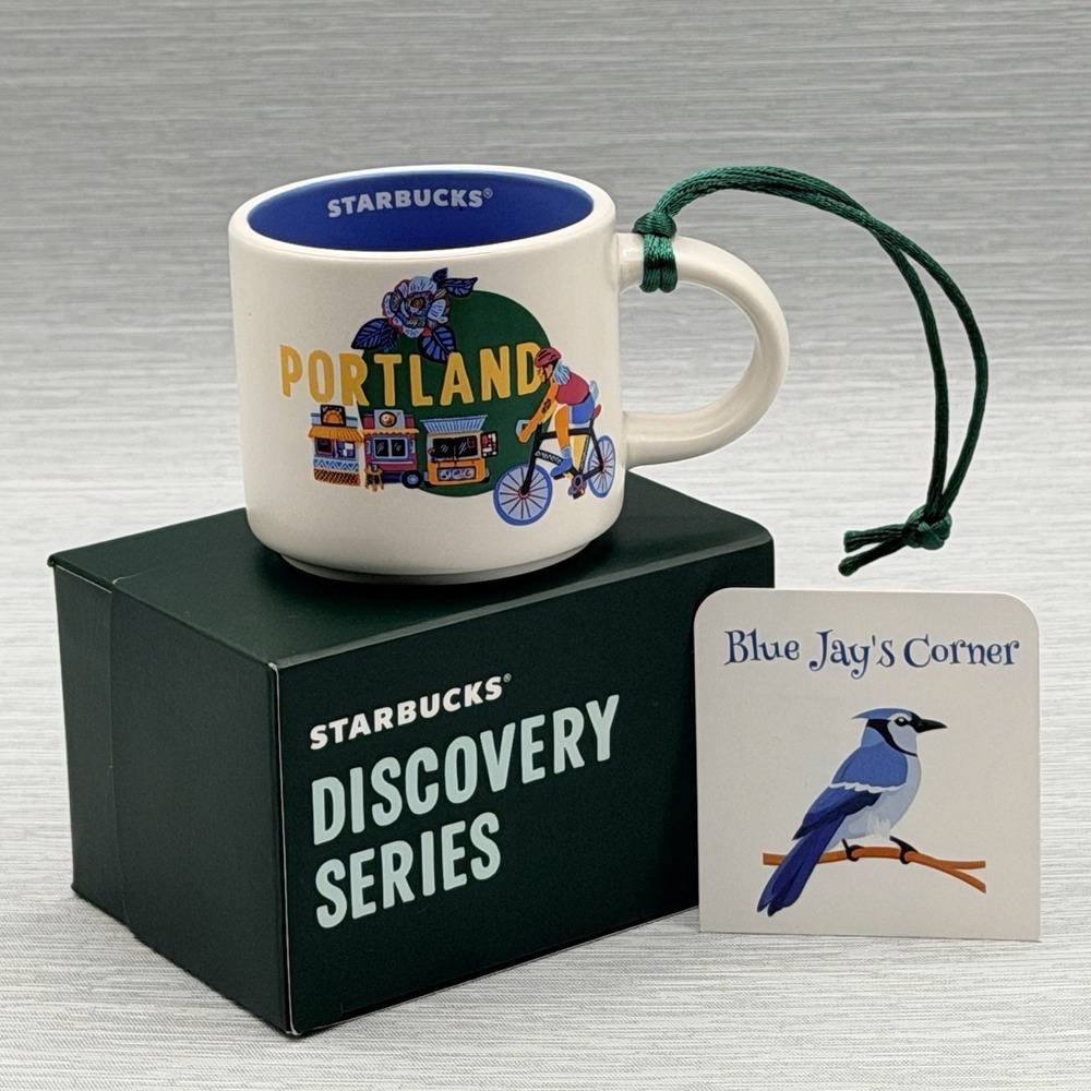 Starbucks Mug Portland Discovery Mini Coffee Demi Tasse 2oz Ornament Espresso